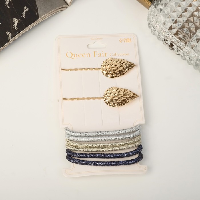 

Резинка; невидимка Queen fair 9313838 микс, Разноцветный, 9313838