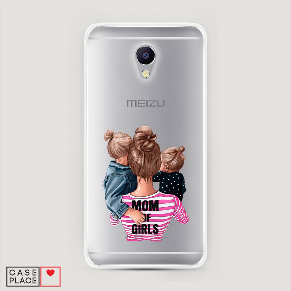 фото Чехол awog "mom of girls" для meizu m5 note