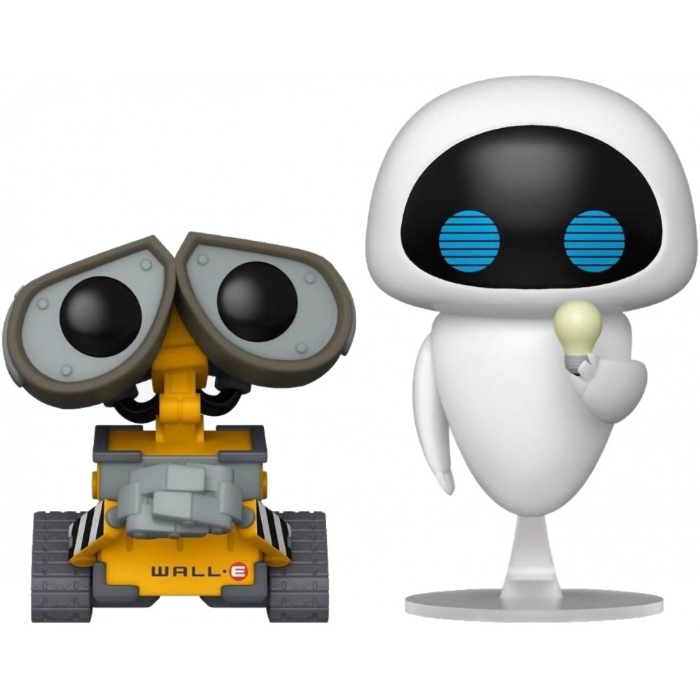 фото Фигурка funko pop! disney wall-e wall-e & bulb eve (exc) 2pk 58689