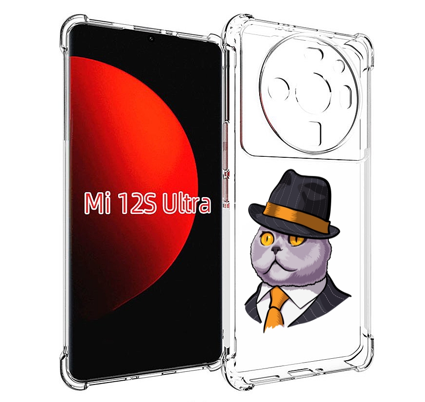 

Чехол MyPads британец для Xiaomi 12S Ultra, Прозрачный, Tocco