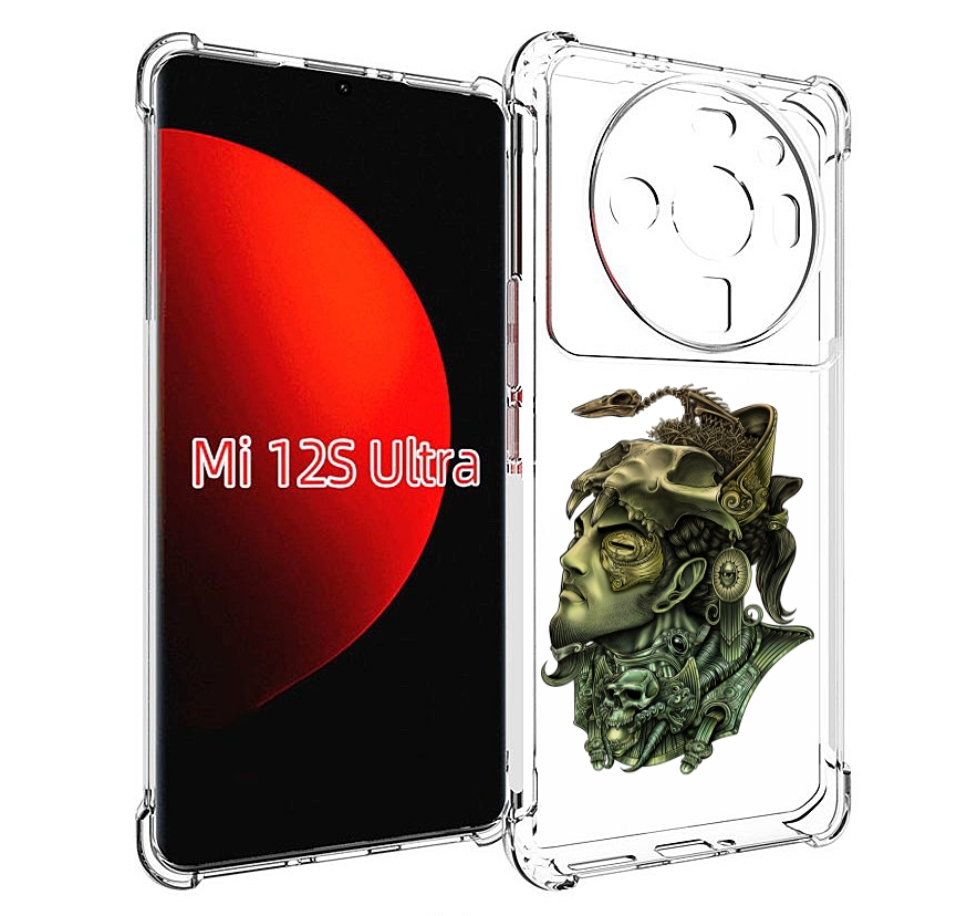 

Чехол MyPads бронзовый воин для Xiaomi 12S Ultra, Прозрачный, Tocco