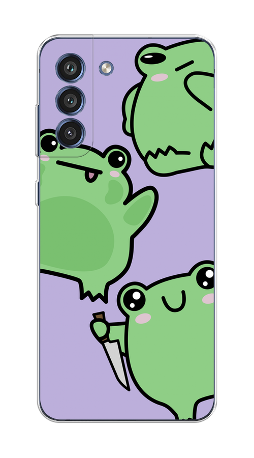 

Чехол Homey на Samsung Galaxy S21 FE 5G "Опасные лягушата", 2103050-1