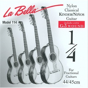 

Струны для гитары 1/4 LA BELLA FG114, FG114