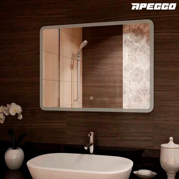 Зеркало Apeggo Berta Led 800*600 с многофункциональной панелью GG90089