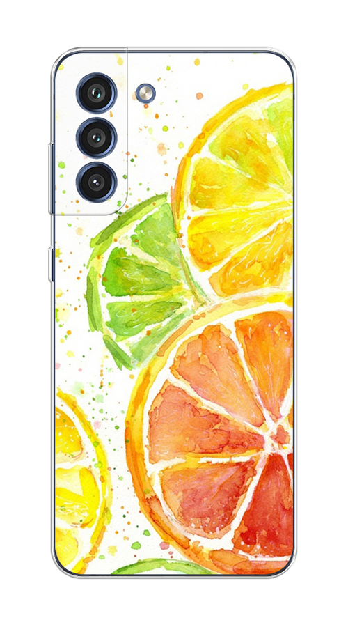 

Чехол Homey на Samsung Galaxy S21 FE 5G "Цитрусовые", Белый;желтый;красный;зеленый, 2103050-1