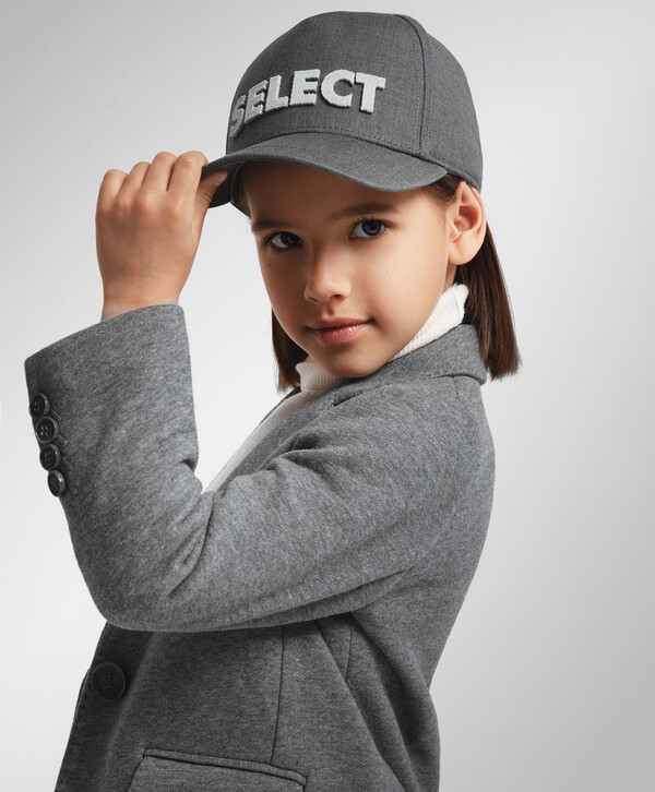 

Кепка с нашивками серая для девочки Gulliver Select, 52-54, 223GLEGC7101, Серый, 223GLEGC7101
