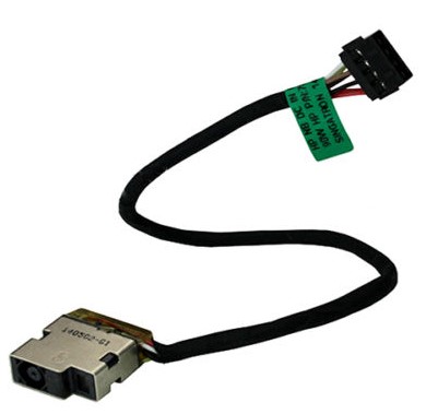 Разъем питания PJ582 для ноутбука HP 250, 255, Pavilion 15-E, 17-E Series. 4.5x3.0 mm с иг
