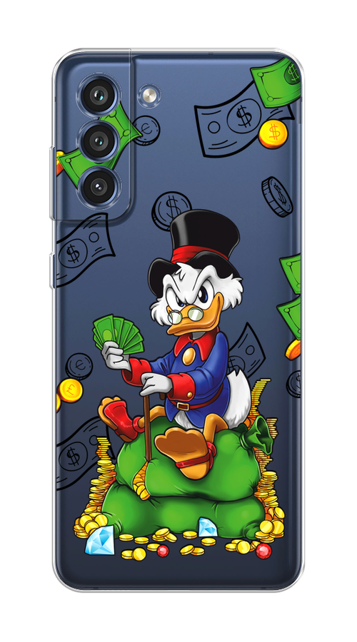 

Чехол Homey на Samsung Galaxy S21 FE 5G "Scrooge Richness", Черный;синий;зеленый, 2103050-1