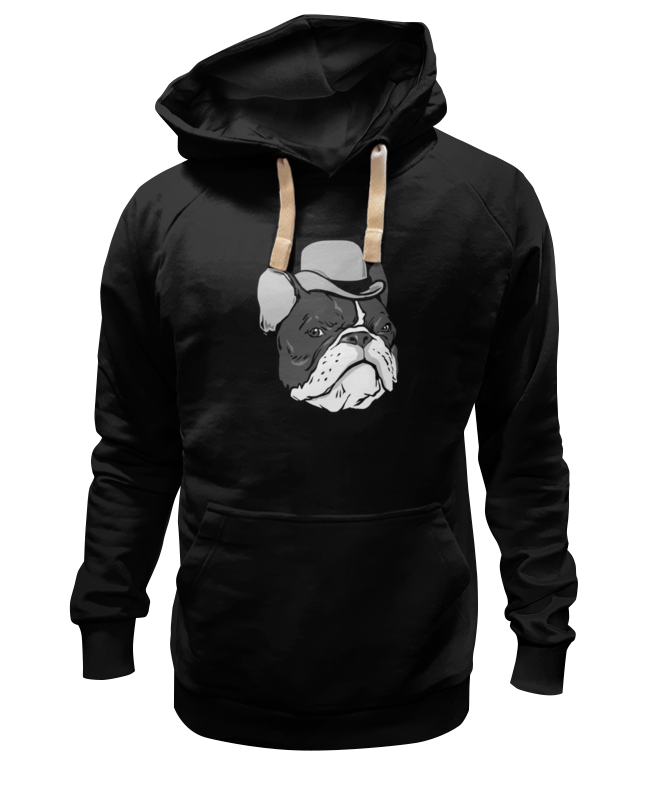 

Толстовка Printio Бульдог черная 3XL, Черный, Бульдог