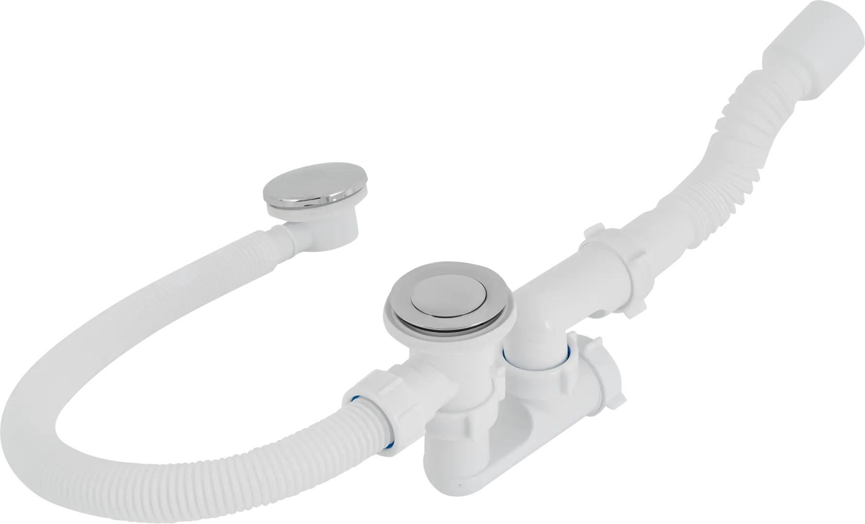 Сифон для ванны АНИ Пласт 40 мм клик-клак сифон для ванны ани пласт ø40 мм полуавтоматический с ревизией
