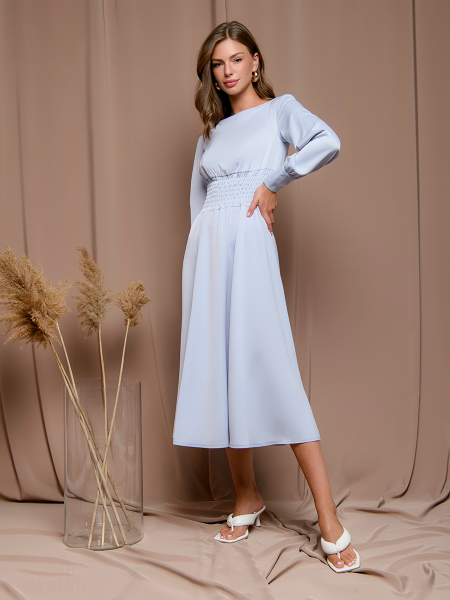 фото Платье женское 1001dress 0142101-02517 голубое 40