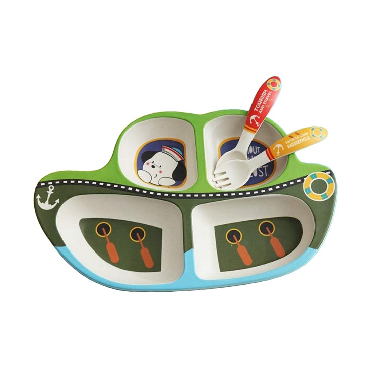 

Детский столовый набор Baby Fox BF-BOWL-25 Катер цв. зеленый