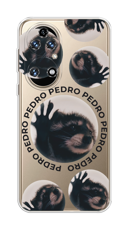 

Чехол на Huawei P50 "Pedro енот", Черный;бежевый;прозрачный, 6104950-1