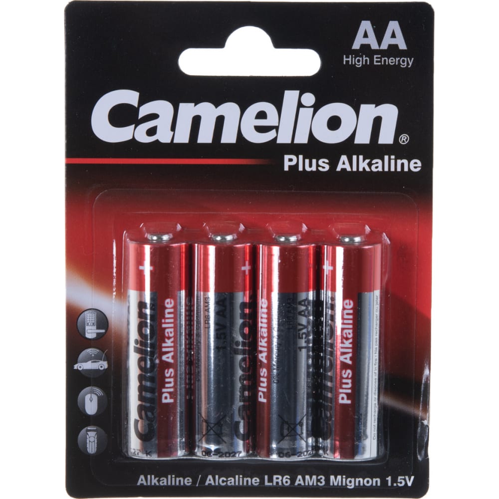 Camelion..LR 6 Plus Alkaline BL-4 батарейка,1.5В 7370 100048099302