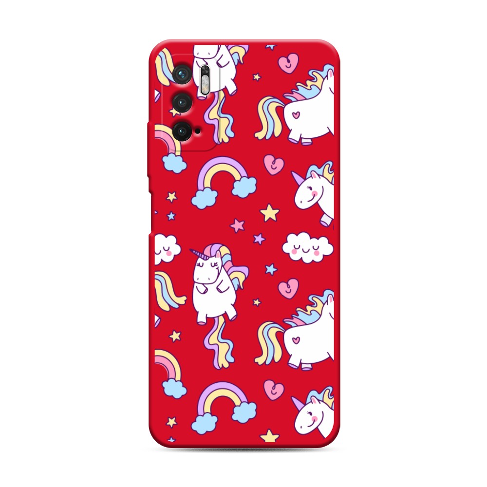 

Матовый силиконовый чехол "Sweet unicorns dreams" на Xiaomi Redmi Note 10T, Sweet unicorns dreams