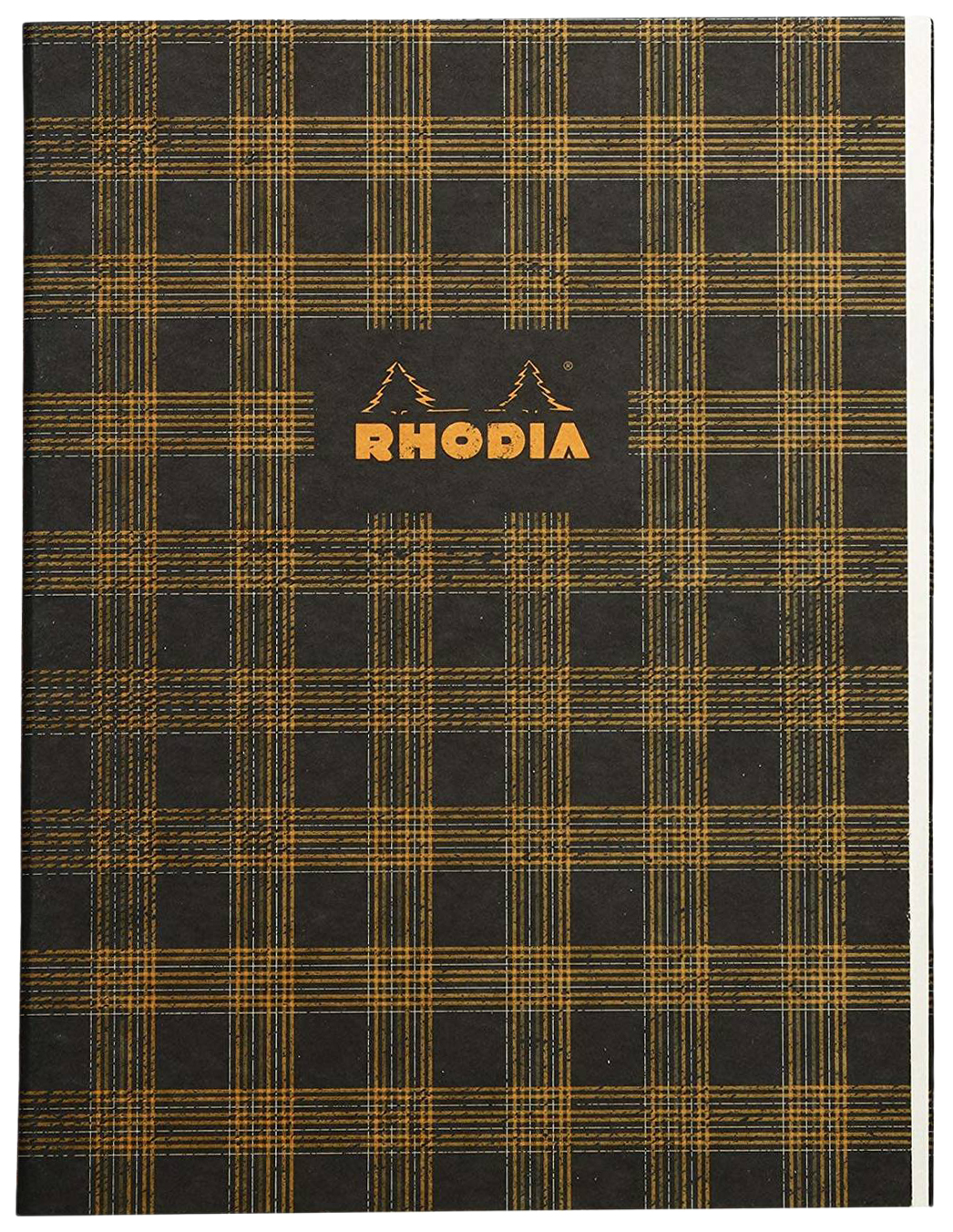 

Блокнот в клетку Rhodia Heritage tartan RHD-117133C black 19х25см 32 л