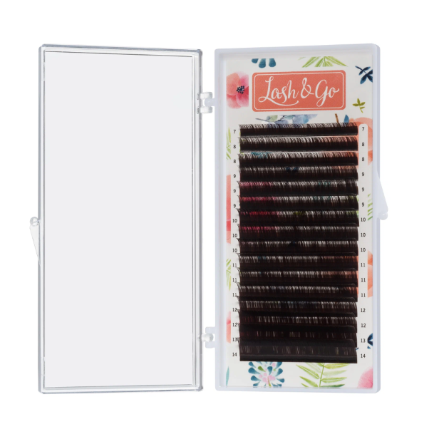 

Ресницы Lash&Go Эспрессо 16 линий C 0,07 6 мм, Коричневый