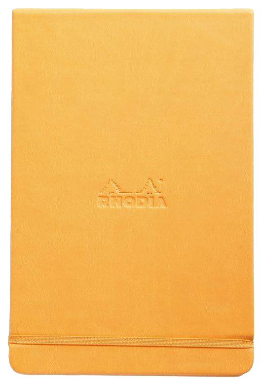 

Блокнот Rhodia Webnotebook RHD-118358C А5 с микроперфорацией оранжевый 96 л