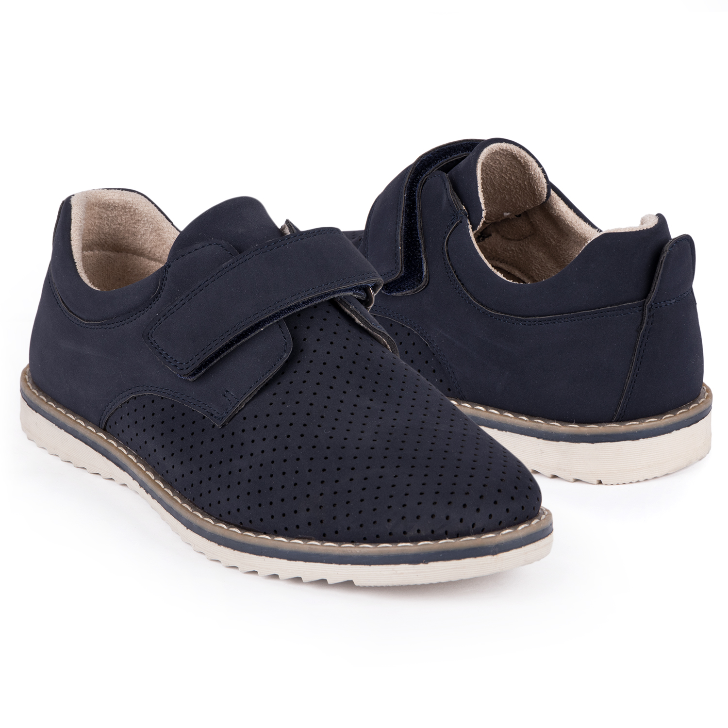 фото Полуботинки kidix mufw21-49 navy р.31