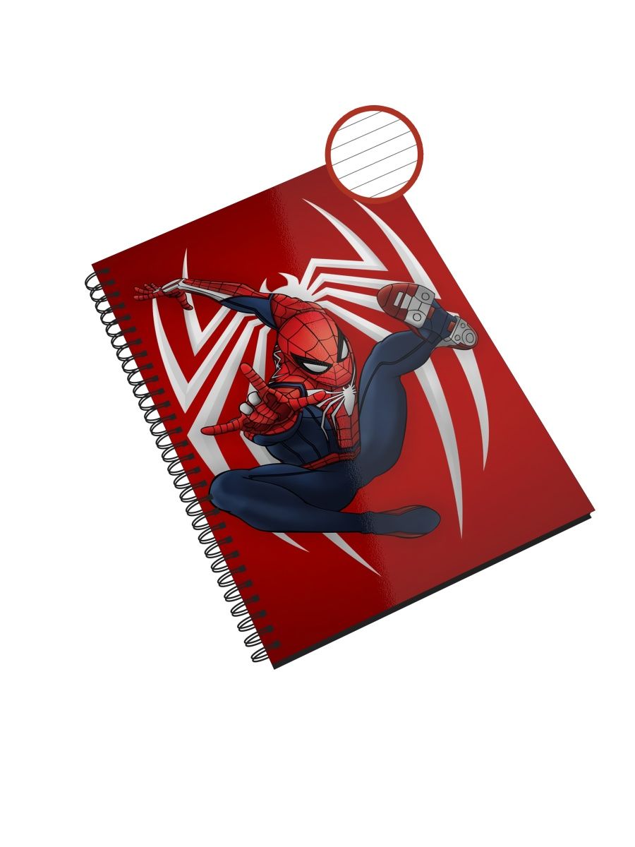 

Блокнот СувенирShop "Человек-паук/Spiderman" NP-MVSM5-A5/3 A5 48 листов в линейку, NP-MVSM5-A5/3