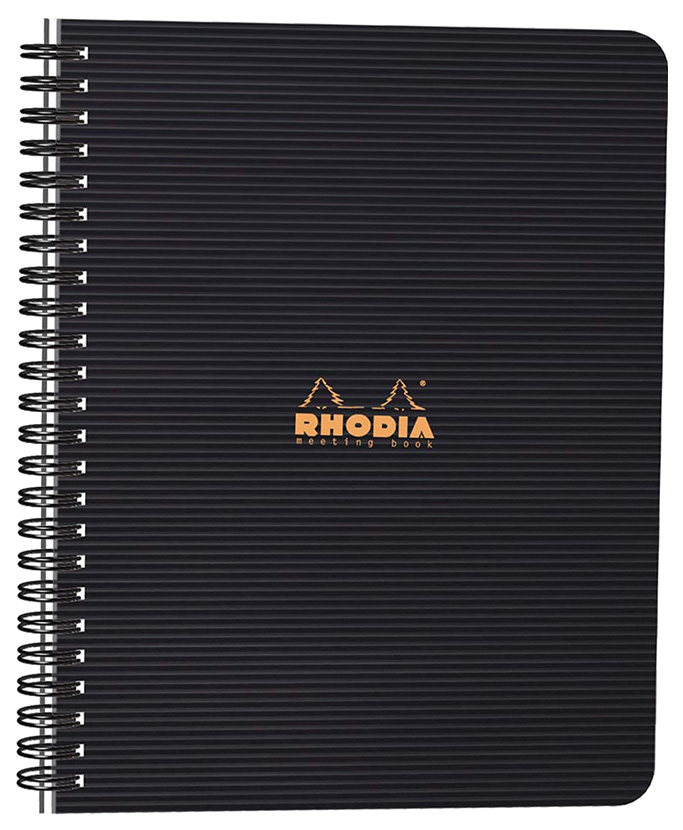 

Ежедневник Rhodia Rhodiactive ExaMeeting RHD-132410C на спирали 16х21 см черный