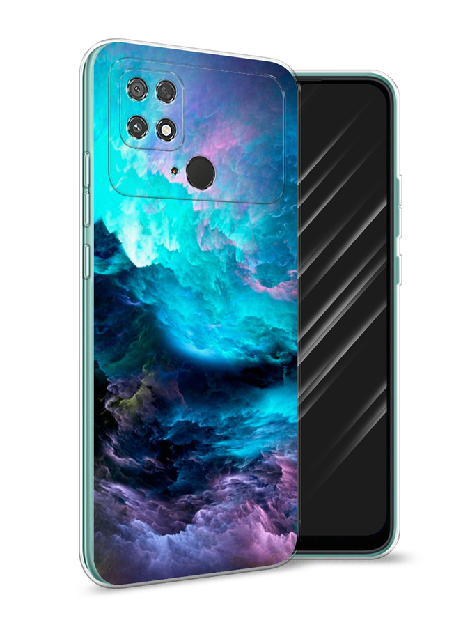 

Чехол Awog на Poco C40 "Бирюзовое небо", Разноцветный, 315850-4