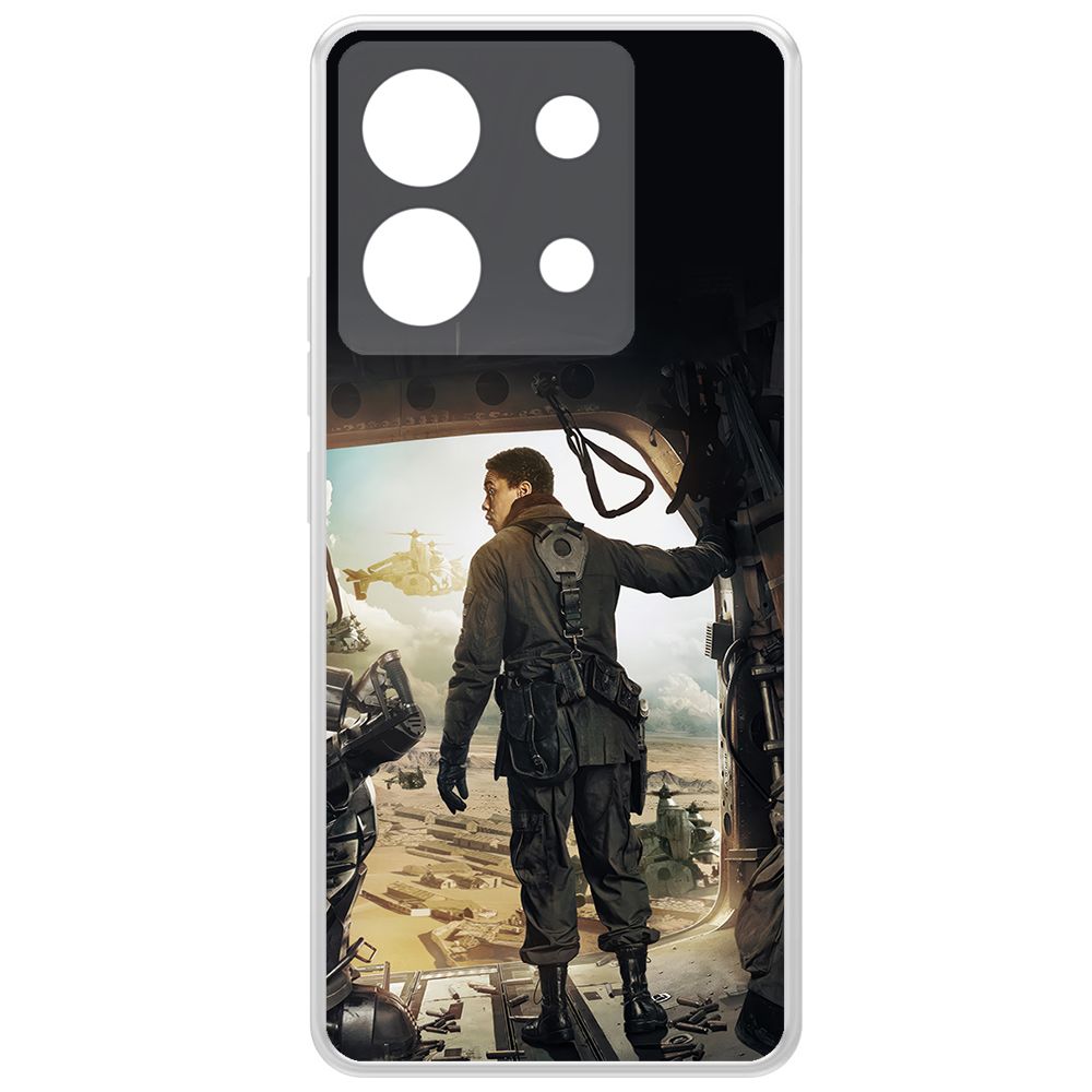 

Чехол-накладка Krutoff Clear Case Фоллаут - Аарон для Xiaomi Redmi Note 13 Pro 5G, Прозрачный