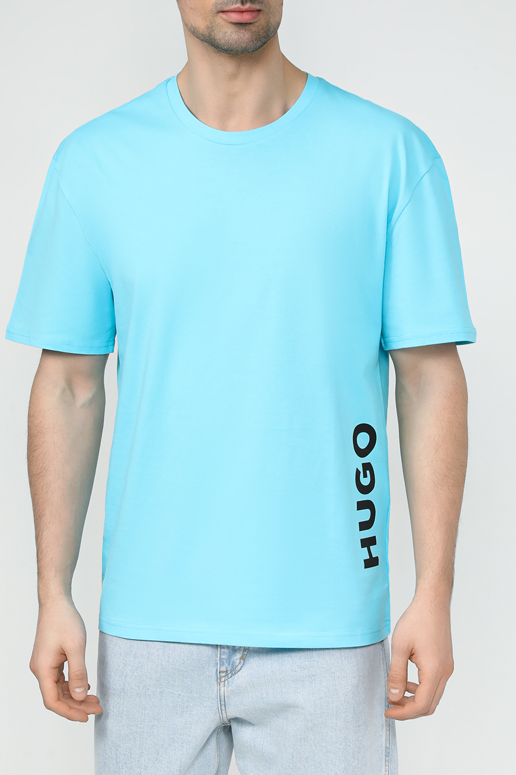 

Футболка мужская HUGO 50493727 серая XL, Серый, 50493727