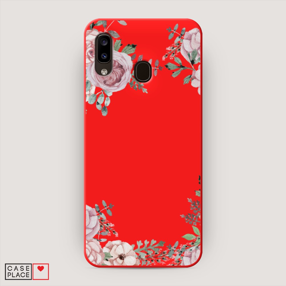 

Чехол Awog на Samsung Galaxy A20/A30 "Нежные розы акварель", Разноцветный, 27653-1