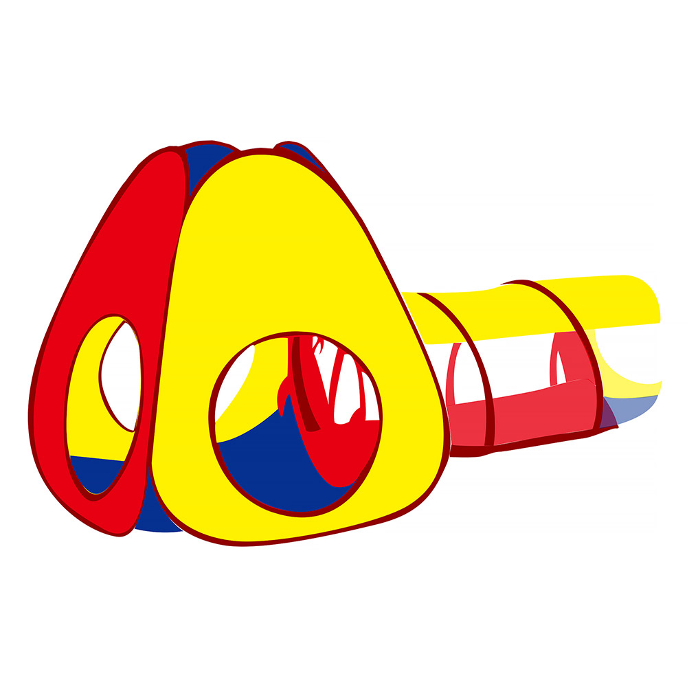 Игровой домик-палатка Pituso Конус, туннель + 100 шаров