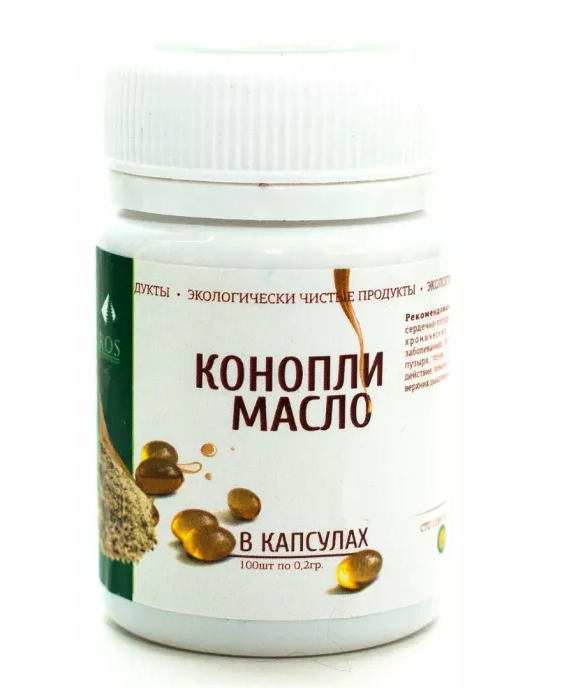 

Масло конопли в капсулах, 100 шт.