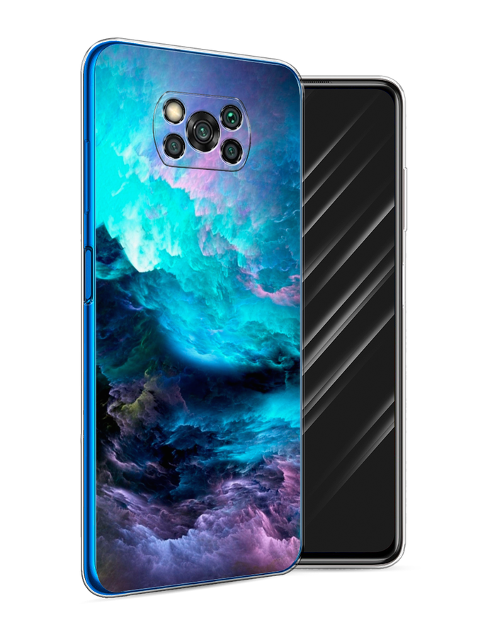 

Чехол Awog на Poco X3/X3 Pro "Бирюзовое небо", Разноцветный, 310650-4