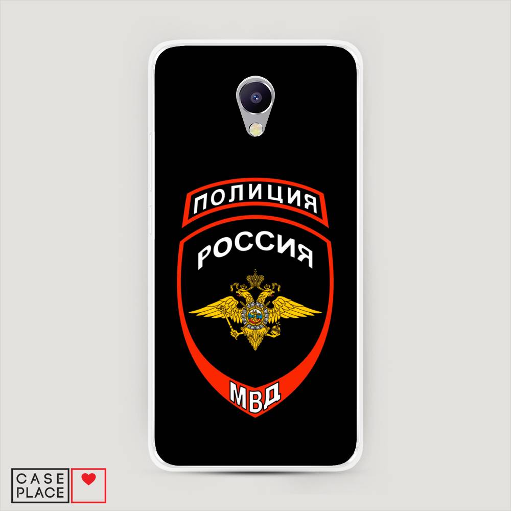 

Чехол Awog на Meizu M5 Note "Полиция шеврон", Черный;красный;белый, 71650-5