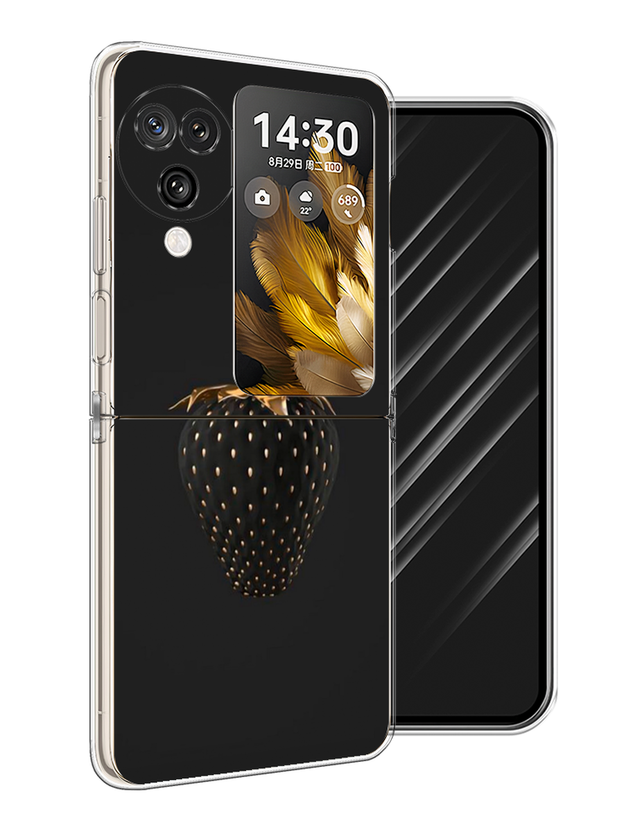 

Чехол Awog на Oppo Find N3 Flip "Черно-золотая клубника", Черный;золотистый, 2517250-1