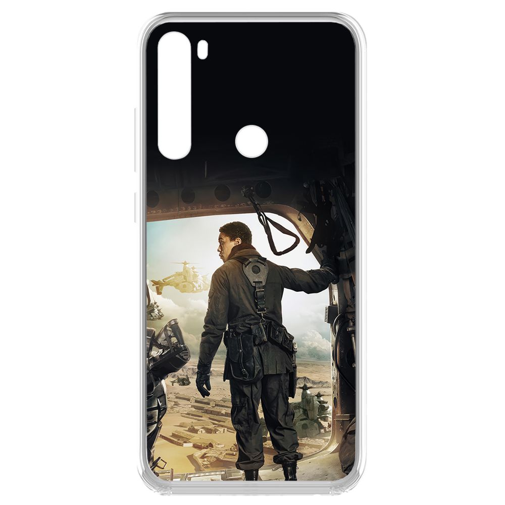 

Чехол-накладка Krutoff Clear Case Фоллаут (Fallout) - Аарон для Xiaomi Redmi Note 8 (2021), Прозрачный