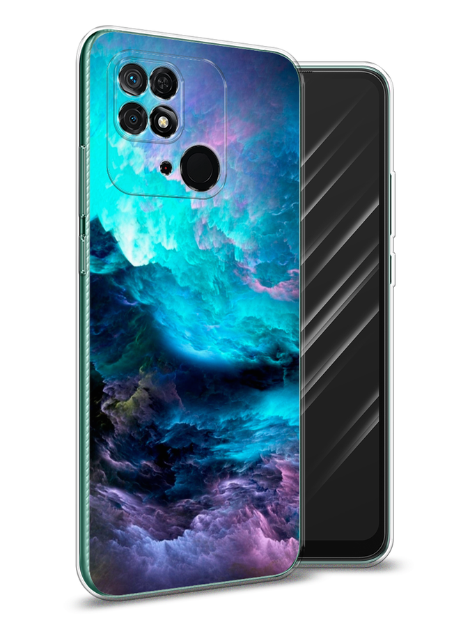 

Чехол Awog на Xiaomi Redmi 10C "Бирюзовое небо", Разноцветный, 313450-4