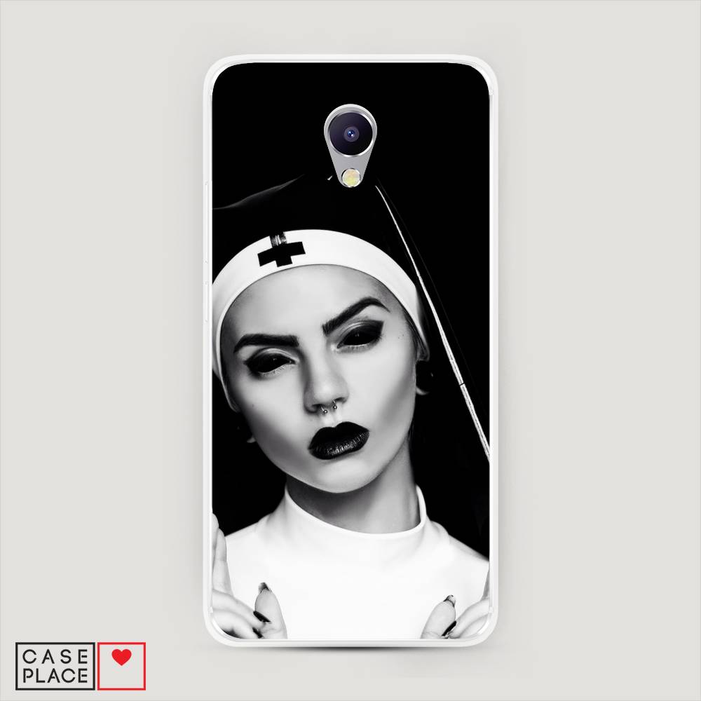 

Чехол Awog на Meizu M5 Note "Черная монашка", Серый;черный, 71650-9
