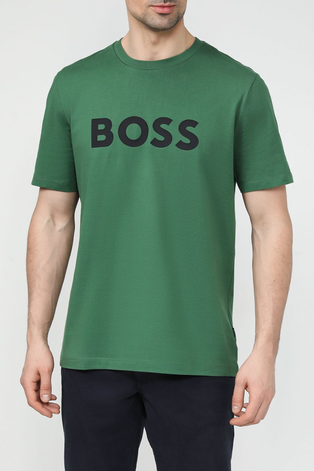 

Футболка мужская Boss 50495742 зеленая 2XL, Зеленый, 50495742