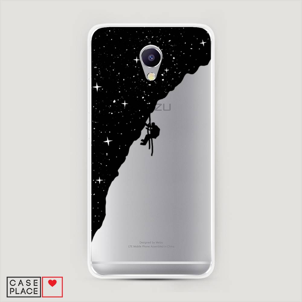 

Чехол Awog на Meizu M5 Note "Скалолаз в космосе", Черный;белый;бежевый, 71650-4