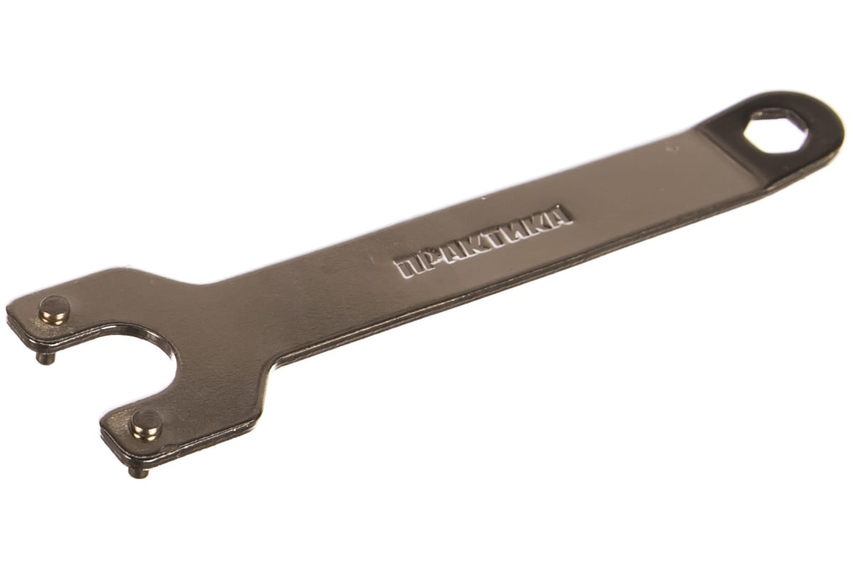Ключ для УШМ 30 мм плоский + планшайба ПРАКТИКА ключ для планшайб для ушм практика