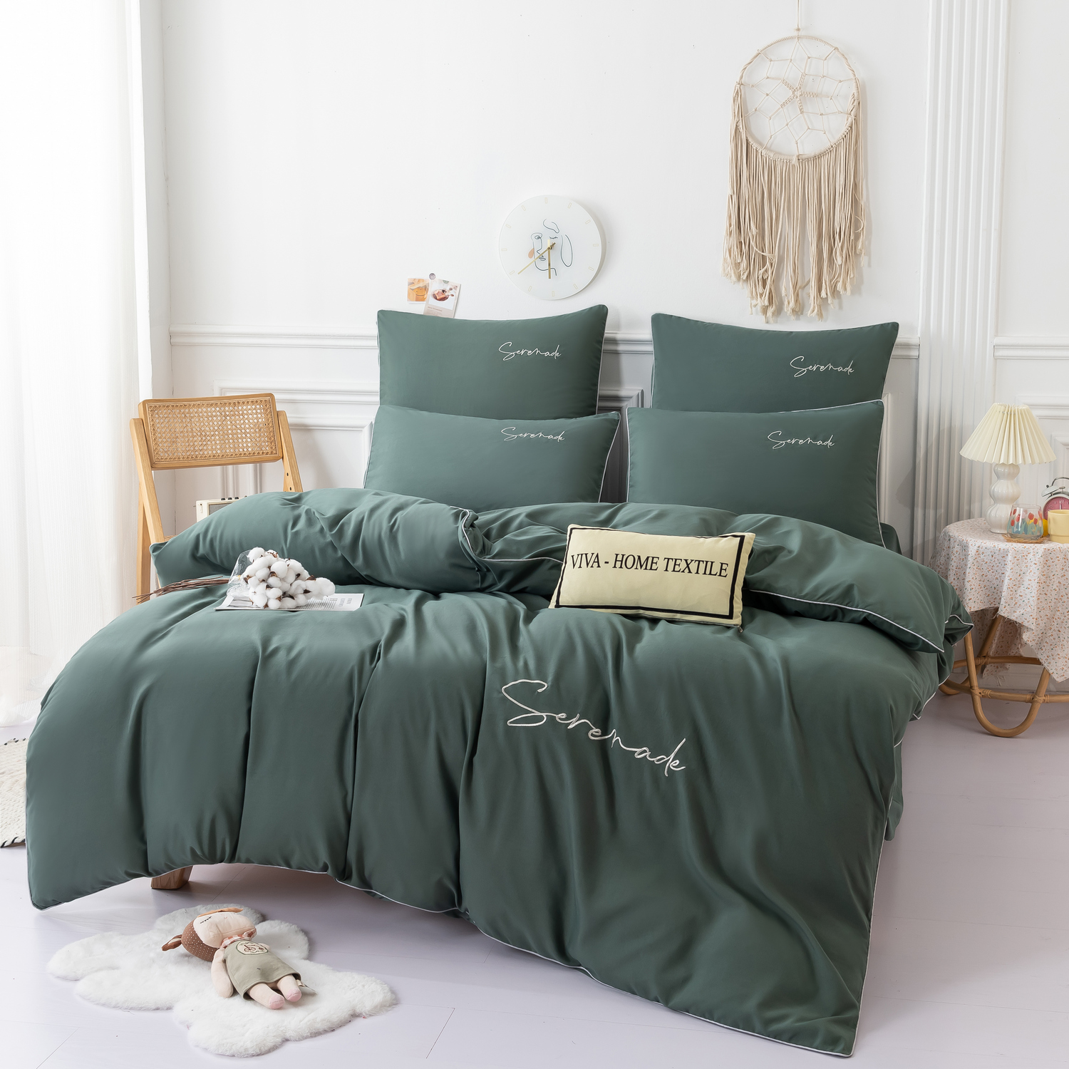 

Комплект постельного белья VIVA - HOME TEXTILE евро 160х200х35, CHR0
