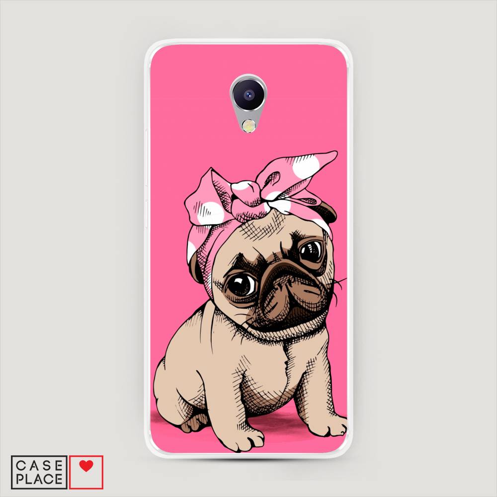 

Чехол Awog на Meizu M5 Note "Dog Pin-Up", Розовый;бежевый, 71650-2