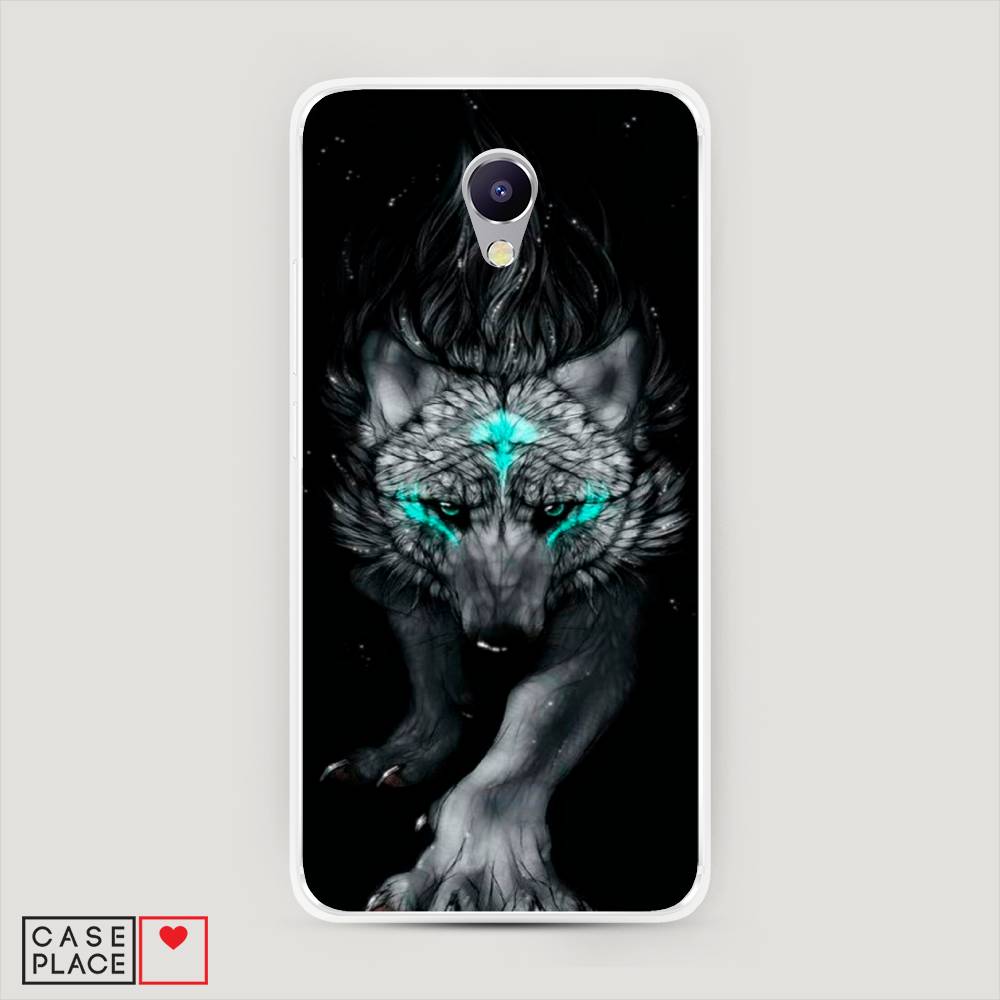 

Чехол Awog на Meizu M5 Note "Волшебный волк", Черный;серый, 71650-2