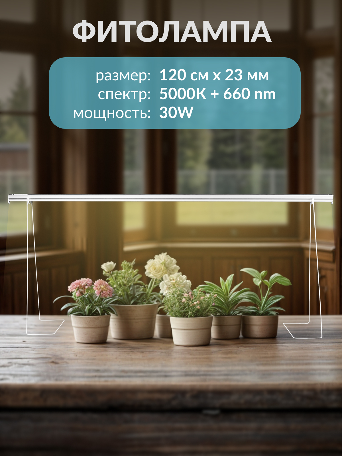 

Светодиодная фитолампа для рассады,растений и цветов Y240319-JXS-08
