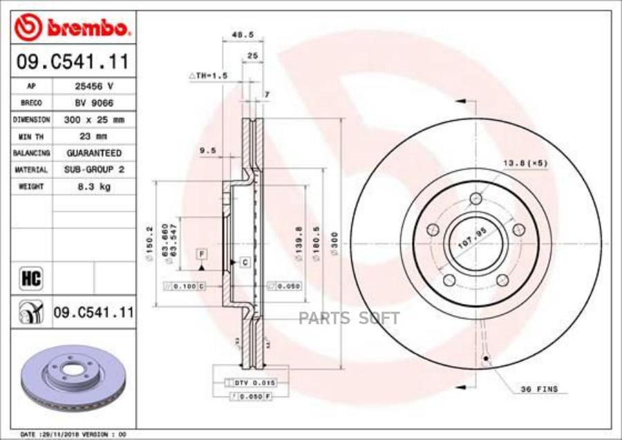 

brembo 09C54111