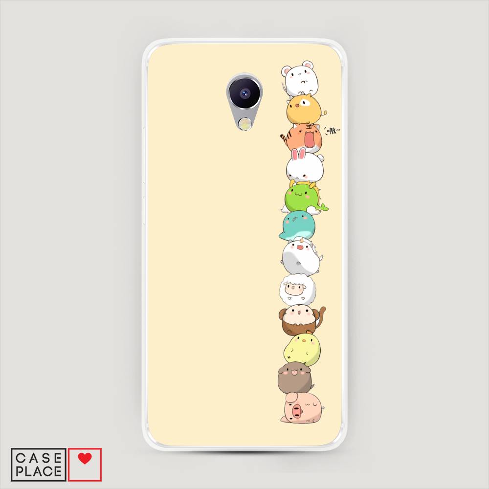 

Чехол Awog на Meizu M5 Note "Питомцы Чиби", Желтый, 71650-2