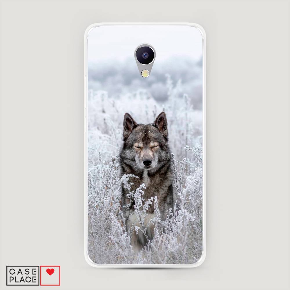 

Чехол Awog на Meizu M5 Note "Волк в поле", Белый;черный, 71650-1