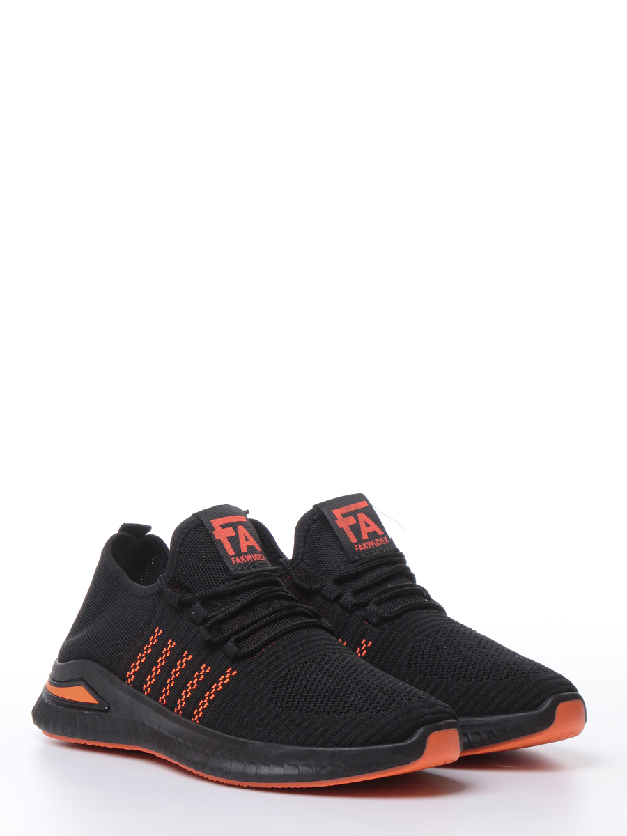 фото Кроссовки мужские color me к17-6 black/orange черные 40 ru