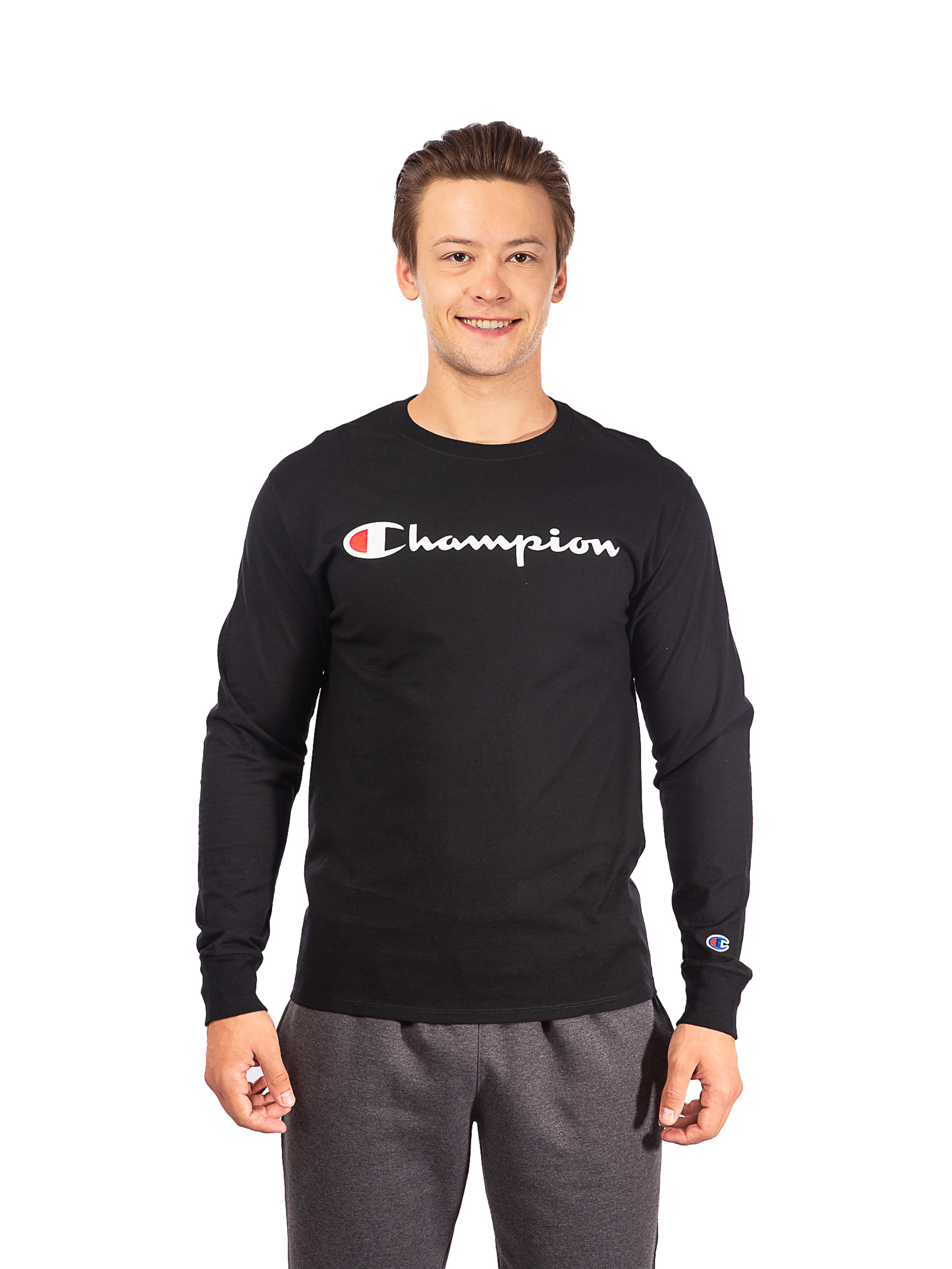 

Лонгслив мужской Champion GT78HY06794 черный M, GT78HY06794