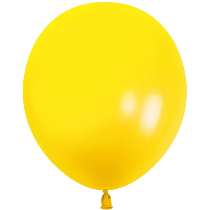 Шар латексный 5, пастель, 100 шт., жёлтый